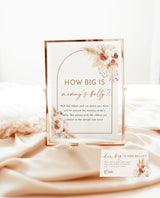 Boho Baby Shower Game Bundle | Pampas Grass Baby Shower