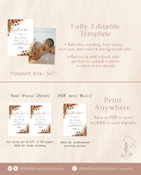 Fall Terracotta Bridal Shower Invite | Fall in Love Invite