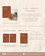 Terracotta Bridal Shower Invite | Fall Bridal Shower Invite