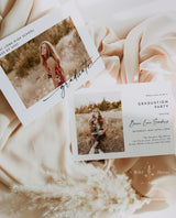 Graduation Party Invitation Template | Minimalist Graduation Announcement