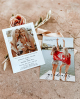 Graduation Party Invitation Template | Minimalist Graduation Announcement