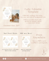 Pampas Grass Bridal Shower Invitation | Boho Bridal Shower Invite