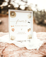 Tropical Bachelorette Party Favors Sign | Palm Springs Bachelorette