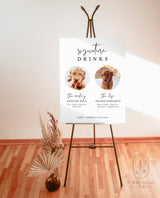 Dog Signature Drink Sign | Pet Signature Cocktail Sign 