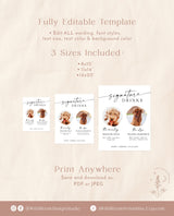 Dog Signature Drink Sign | Pet Signature Cocktail Sign