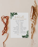 Would She Rather Bachelorette Game | Tropical Bachelorette Game