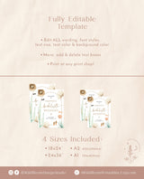 Bachelorette Welcome Poster Template | Desert Bachelorette Party
