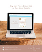 Bachelorette Welcome Poster Template | Desert Bachelorette Party