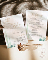 Palm Springs Bachelorette Party Invite | Mexico Bachelorette Party Invite