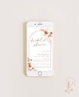 Digital Bridal Shower Evite | Bohemian Bridal Shower Invite