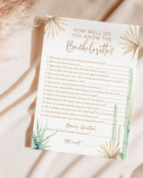 How Well Do You Know the Bachelorette | Desert Bachelorette Trivia Game