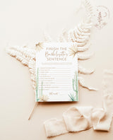 Finish the Bachelorette's Sentence Game | Fun Bachelorette Party Game