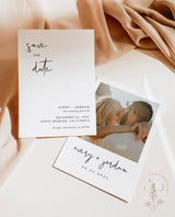 Photo Save the Date Template | Minimalist Save the Date Template