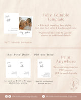Photo Save the Date Template | Minimalist Save the Date Template