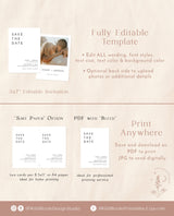 Photo Save the Date Invitation | Minimalist Save the Date