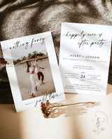 Photo Wedding Announcement | Photo Elopement Announcement