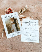 Photo Wedding Announcement | Photo Elopement Announcement