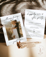 Photo Wedding Announcement | Photo Elopement Announcement