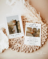 Photo Wedding Announcement | Photo Elopement Announcement