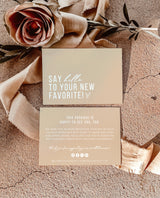 Boho Small Business Thank You Card | Editable Thank You Card Template