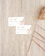 Diaper Raffle Card | Boho Baby Shower Diaper Raffle