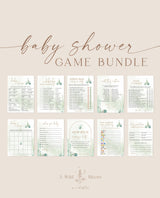 Cactus Baby Shower Game Bundle | Let's Fiesta Baby Shower