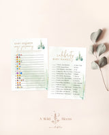 Cactus Baby Shower Game Bundle | Let's Fiesta Baby Shower