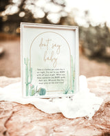 Don't Say Baby Shower Game | Clothes Pin Baby Shower Game