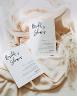 Minimalist Bridal Shower Invitation | Boho Bridal Shower Invite