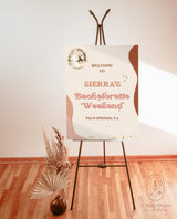 Retro Bachelorette Welcome Poster | 70s Bachelorette Party