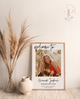 Graduation Party Welcome Sign | Minimalist Graduation Party Welcome Sign