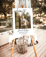 Graduation Party Welcome Sign | Minimalist Graduation Party Welcome Sign