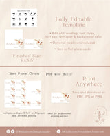 Modern Place Card Template | Minimalist Place Cards