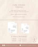 Minimalist Unplugged Ceremony Wedding Sign | Modern Unplugged Ceremony Sign