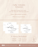 Minimalist Unplugged Ceremony Wedding Sign | Modern Unplugged Ceremony Sign