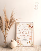 Bachelorette Welcome Poster | Tropical Bachelorette Party