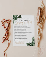 Bachelorette Scavenger Hunt Game | Tropical Bachelorette Party