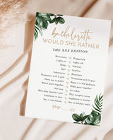 Would She Rather Bachelorette Game | Tropical Bachelorette Game