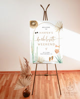 Bachelorette Welcome Poster Template | Desert Bachelorette Party