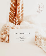 Modern Wedding Place Cards | Minimalist Place Cards