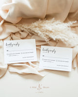 Minimalist RSVP Card | Modern Wedding Response Card