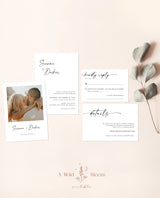 Minimalist Wedding Invitation Suite | Minimalist Wedding Invite