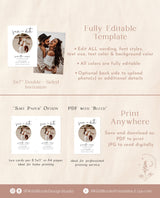 Photo Save the Date Template | Minimalist Save the Date Template
