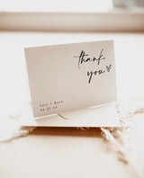 Minimalist Thank You Card | Thank You Card