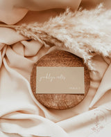 Modern Beige Place Card Template | Minimalist Place Cards
