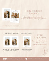 Photo Wedding Announcement | Photo Elopement Announcement