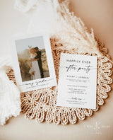 Photo Wedding Announcement | Photo Elopement Announcement
