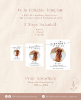 Dog Signature Drink Sign | Pet Signature Cocktail Sign