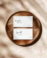 Modern Wedding Place Card | Minimalist Place Cards