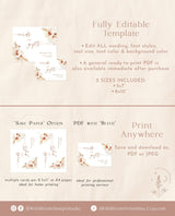 Cards and Gifts Sign | Minimalist Wedding Sign Template